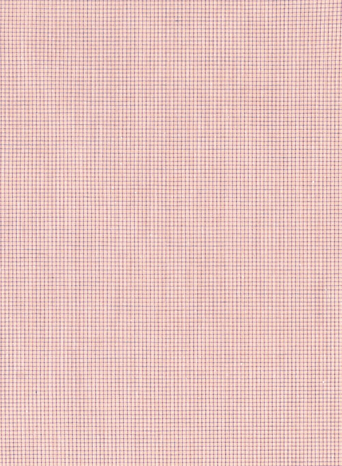Giza Bawn Pink Cotton Shirt - Full Sleeves - Click Image to Close