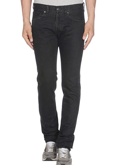 Jet Black Overdyed Jeans - 12oz Ring Denim