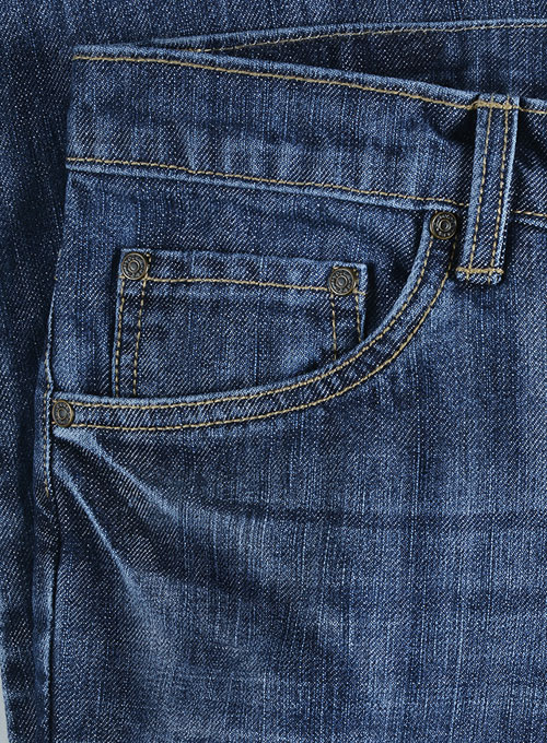 Jones Blue Indigo Wash Whisker Jeans