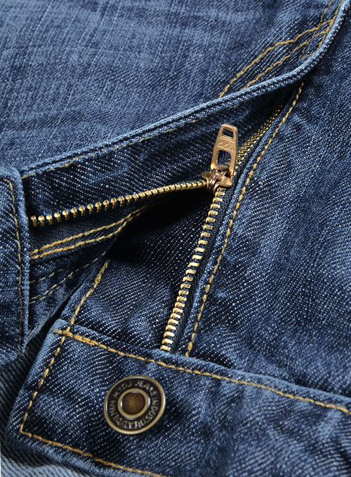 Jones Blue Indigo Wash Whisker Jeans