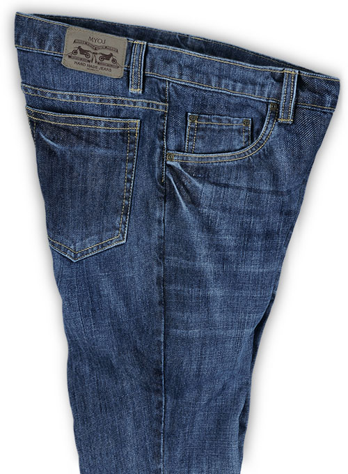 Jones Blue Indigo Wash Whisker Jeans