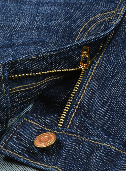 Jones Blue Hard Wash Whisker Jeans