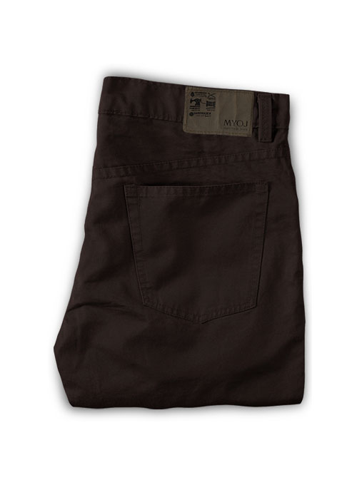 Kids Brown Fine Twill Jeans