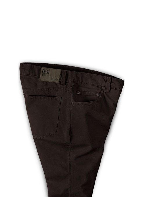 Kids Brown Fine Twill Jeans - Click Image to Close