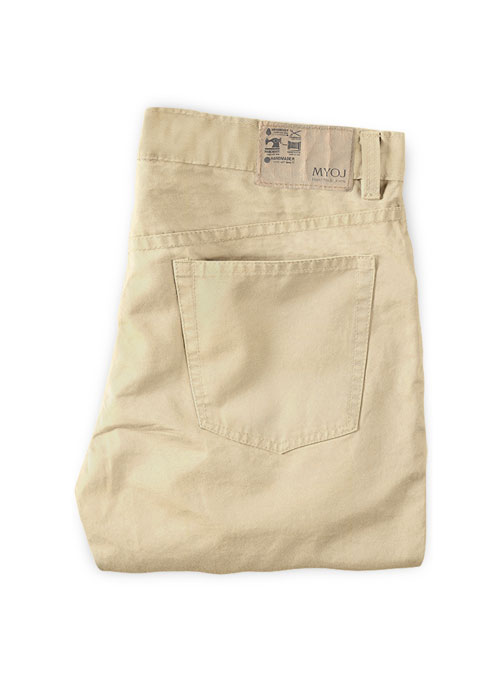 Kids Stretch Summer Weight Light Khaki Chino Jeans - Click Image to Close