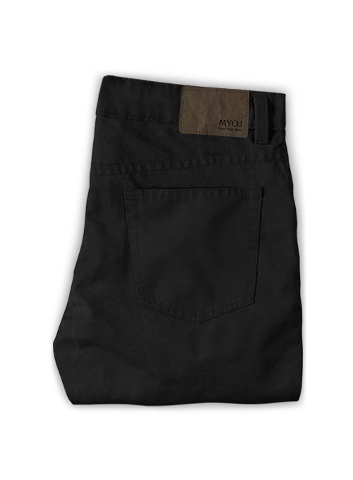 Kids Summer Weight Black Chino Jeans - Click Image to Close