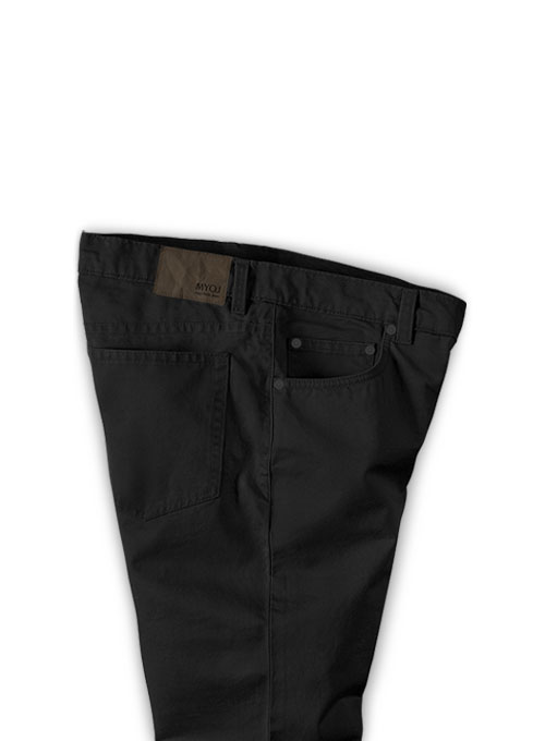 Kids Summer Weight Black Chino Jeans