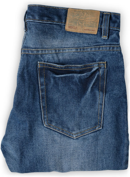 Kings Heavy Blue Jeans - Treated Hard Wash - Click Image to Close