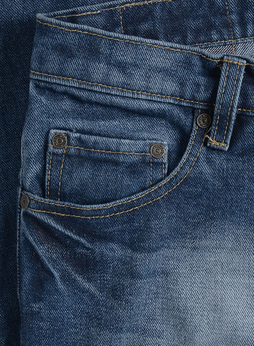 Kings Heavy Blue Jeans - Treated Hard Wash - Click Image to Close