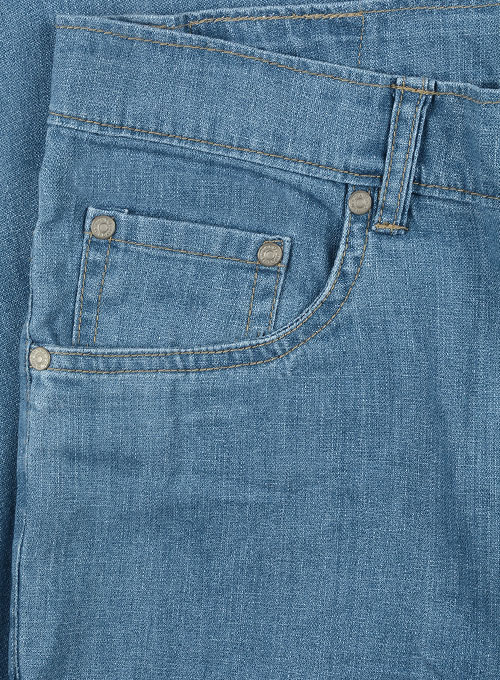 Noah Blue Light Weight Jeans - Light Blue - Click Image to Close