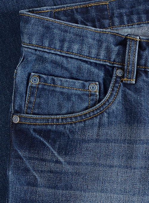 Orlando Blue Indigo Wash Whisker Jeans - Click Image to Close