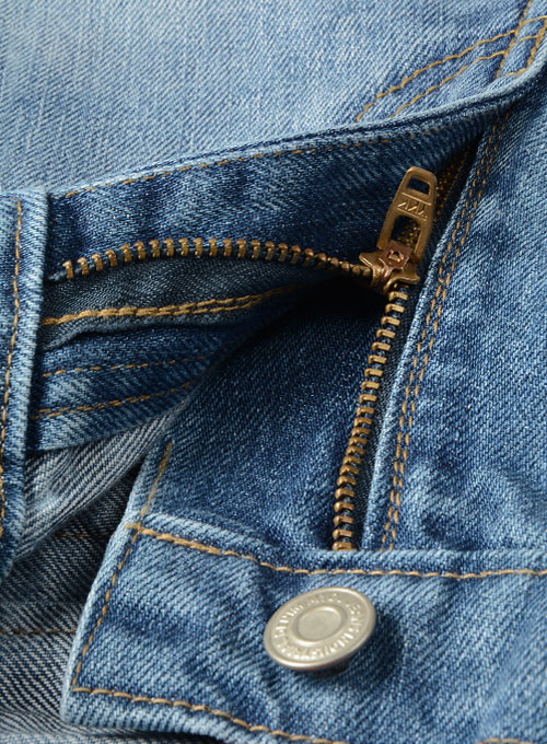 Orlando Blue Stone Wash Whisker Jeans - Click Image to Close