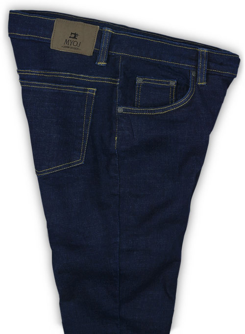 Pacho Blue Hard Wash Stretch Jeans - Click Image to Close