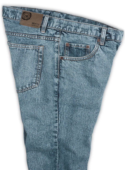 Pacific Blue Blast Wash Jeans - Click Image to Close