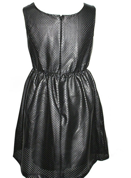 Perforated Leather Dress - # 782