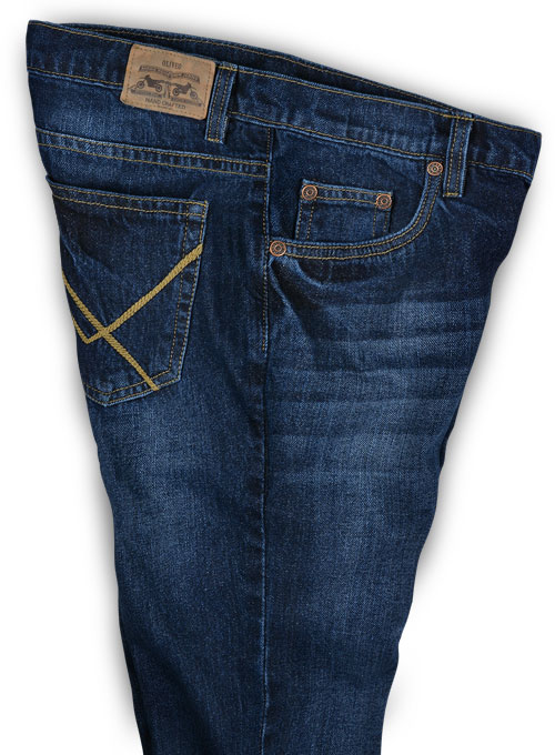 Ranch Blue Indigo Wash Whisker Jeans - Look #451