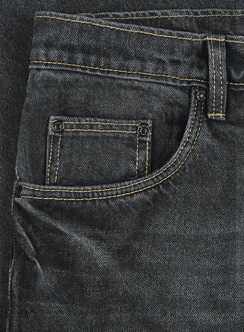 Rooster Black Indigo Wash Whisker Jeans - Click Image to Close