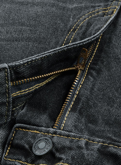 Rooster Black Indigo Wash Whisker Jeans - Click Image to Close