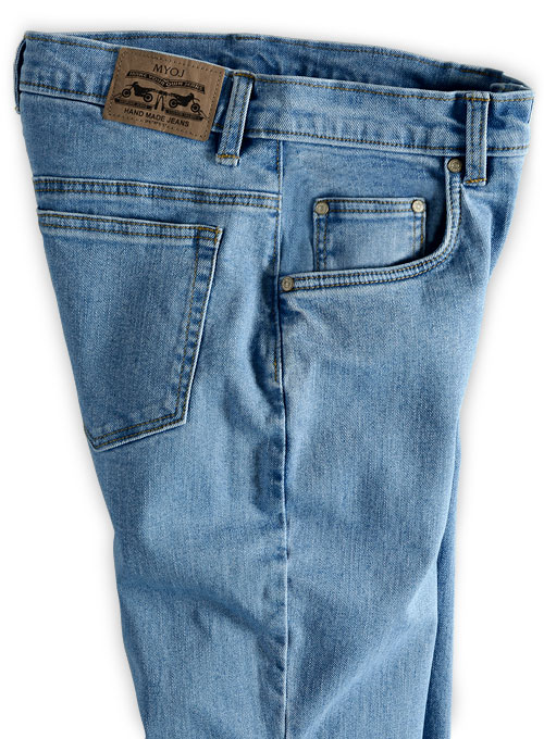 Rover Blue Stretch Jeans - Light Blue - Click Image to Close
