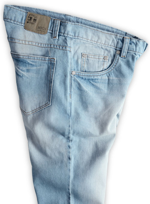 Rush Blue Stone Wash Whisker Jeans - Click Image to Close