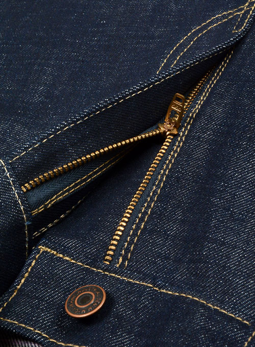 Selvedge Denim Jeans - Raw Unwashed - Click Image to Close