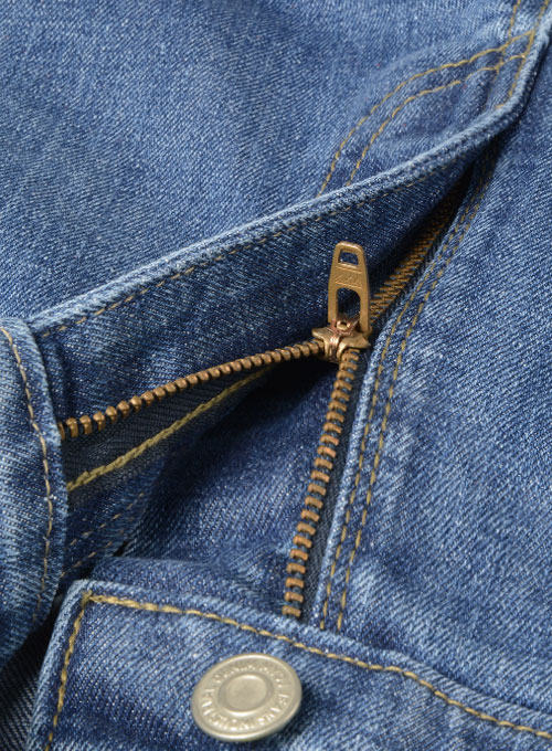 Slight Stretch Jeans - Light Blue - Click Image to Close