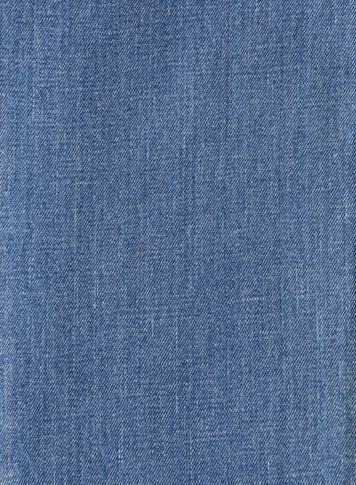 Slight Stretch Jeans - Light Blue - Click Image to Close