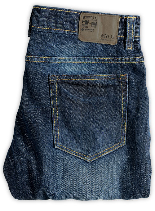 Sterling Blue Hard Wash Whisker Jeans