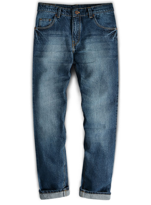 Sterling Blue Indigo Wash Whisker Jeans