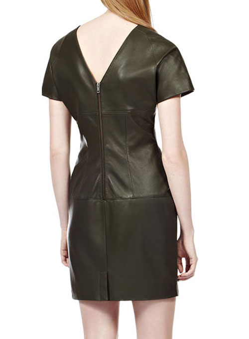 Stylish Leather Dress - # 751 - Click Image to Close