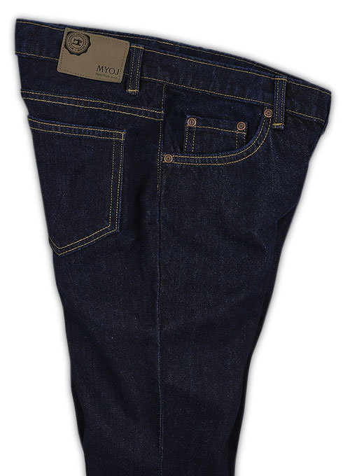 The Blue Hard Wash Jeans - Click Image to Close