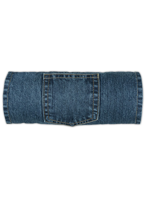 Thunder Blue Blast Wash Jeans - Click Image to Close
