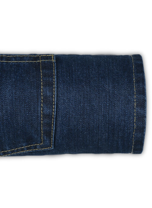 Thunder Blue Denim-X Wash Jeans - Click Image to Close