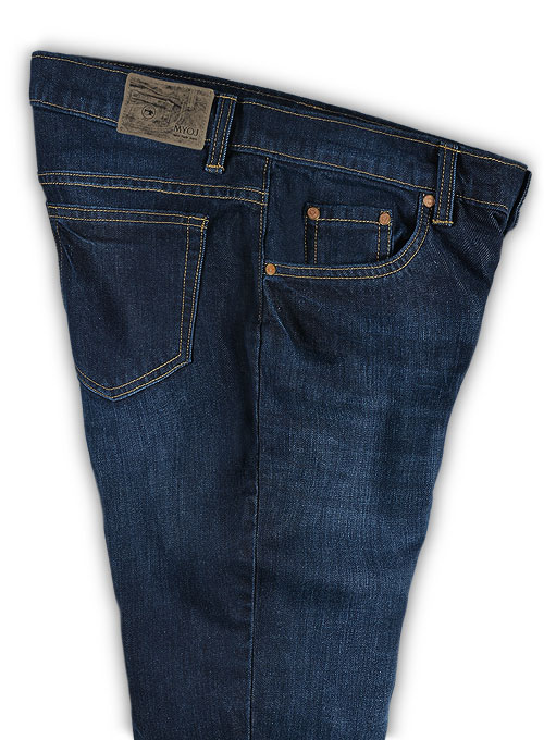 Thunder Blue Hard Wash Whisker Jeans