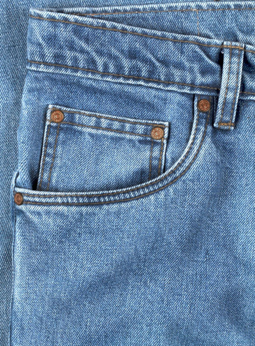 Toronto Blue Light Wash Jeans - Click Image to Close