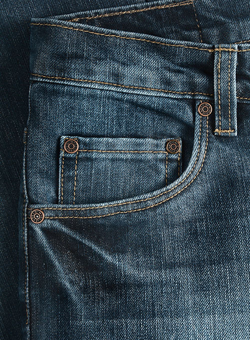 Varro Blue Indigo Wash Whisker Jeans