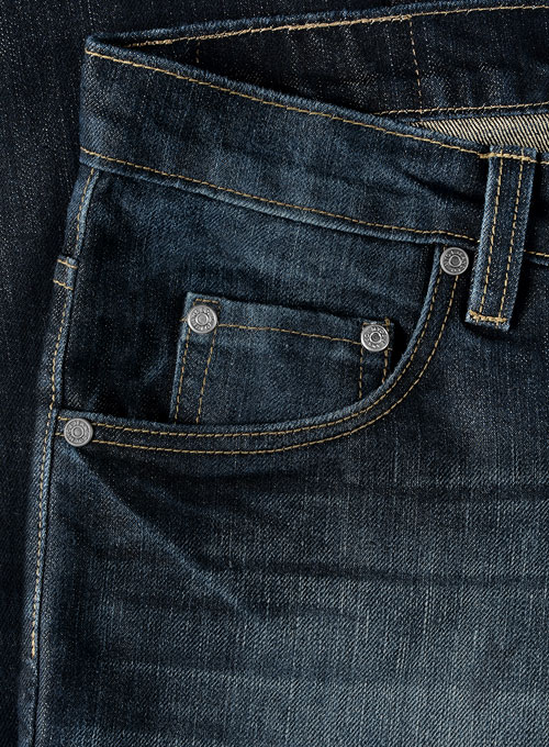 Varro Blue Hard Wash Whisker Jeans