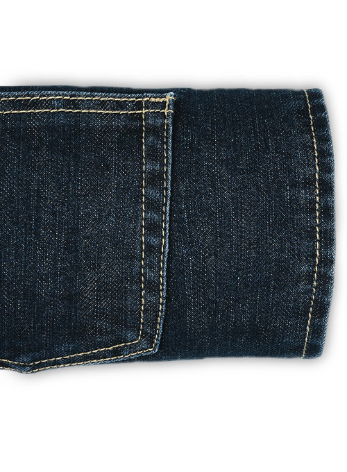 Varro Blue Indigo Wash Jeans - Click Image to Close