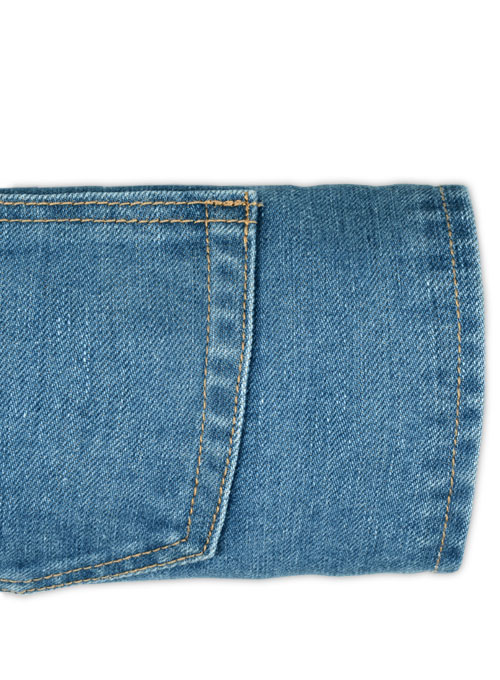 Varro Blue Stone Wash Jeans - Click Image to Close