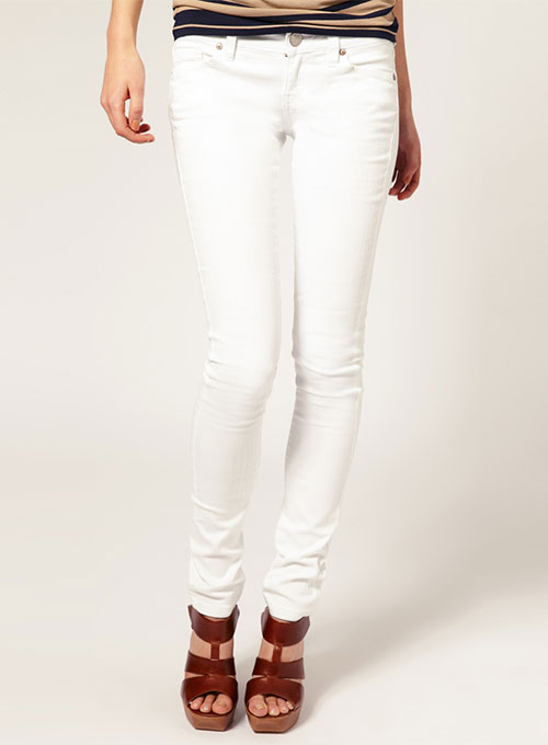 Stretch White Jeans