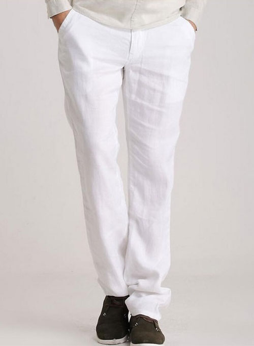 White - Linen Pants