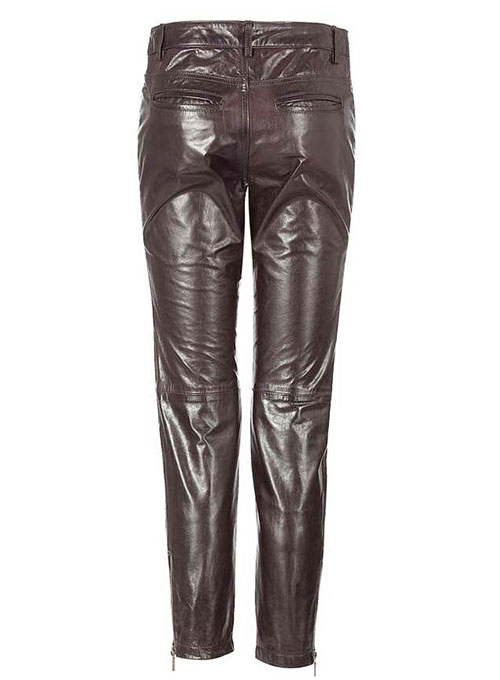 Leather  Biker Jeans - Style #500