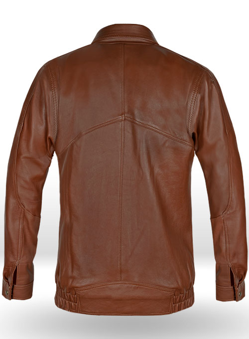 Aviator Bomber Leather Jacket - Click Image to Close