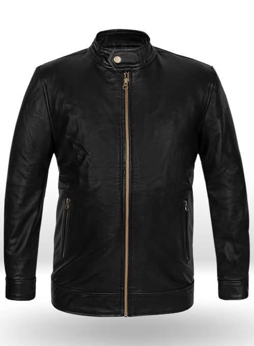 Black Zac Efron Baywatch Leather Jacket