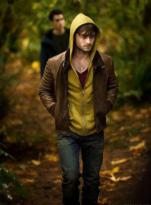 Daniel Radcliff Horns Leather Jacket