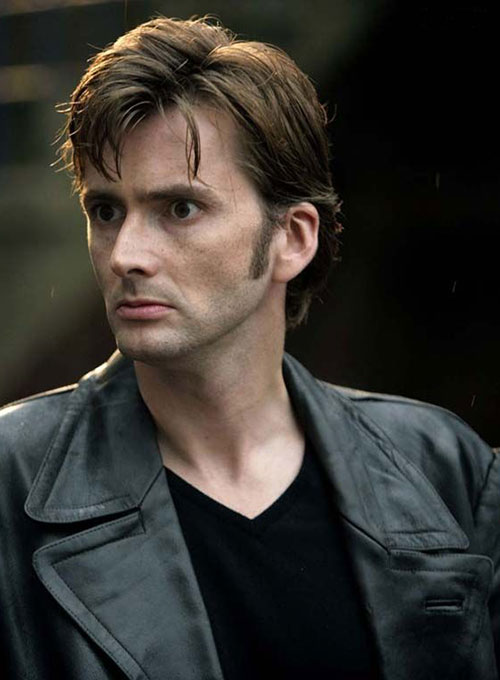 David Tennant Doctor Who Leather Trench Coat - Click Image to Close