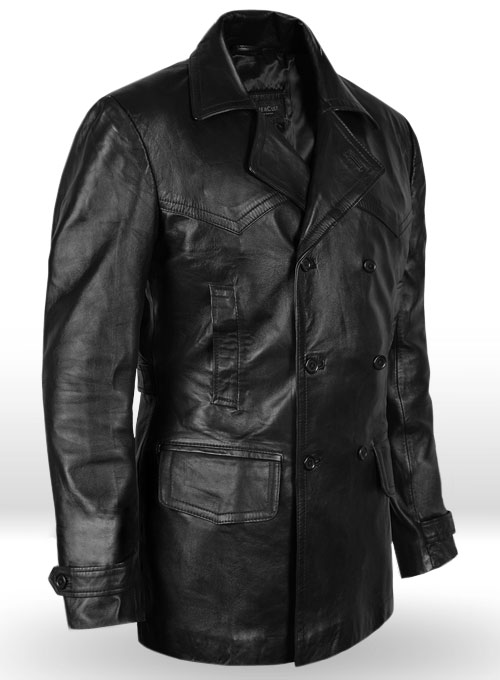 David Tennant Doctor Who Leather Trench Coat - Click Image to Close