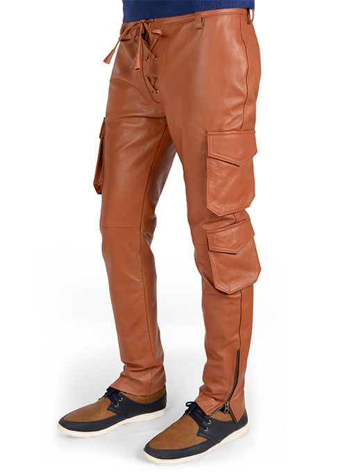 Drifter Leather Cargo Pants