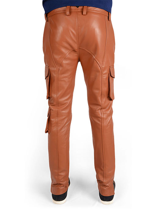 Terrain Brown Drifter Leather Cargo Pants - Click Image to Close