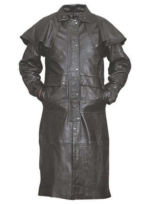 Leather Duster with Cape